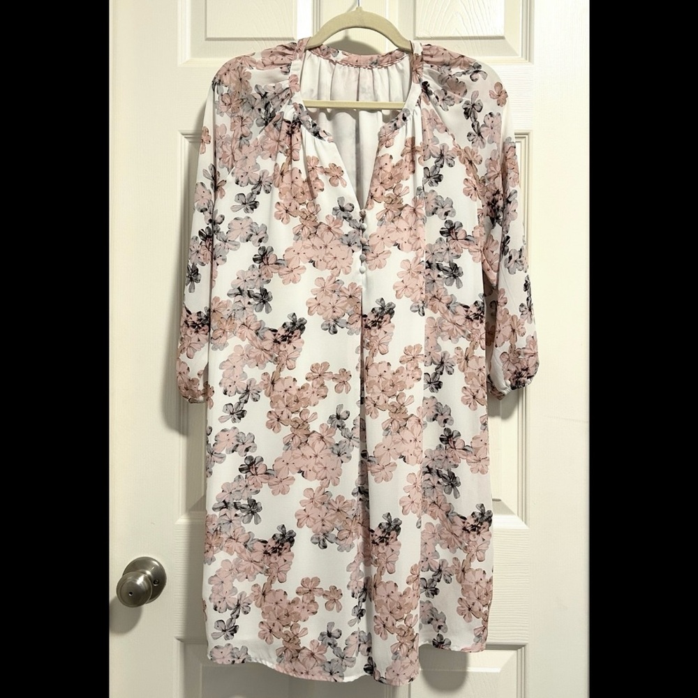 Floral Shift Dress